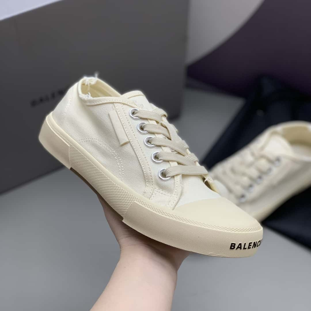 BALENCIAGA Paris Paris Couple Canvas Shoes