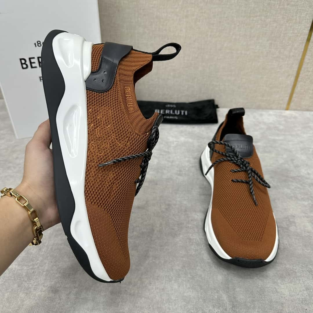 Berluti new Shadow flying women sneakers