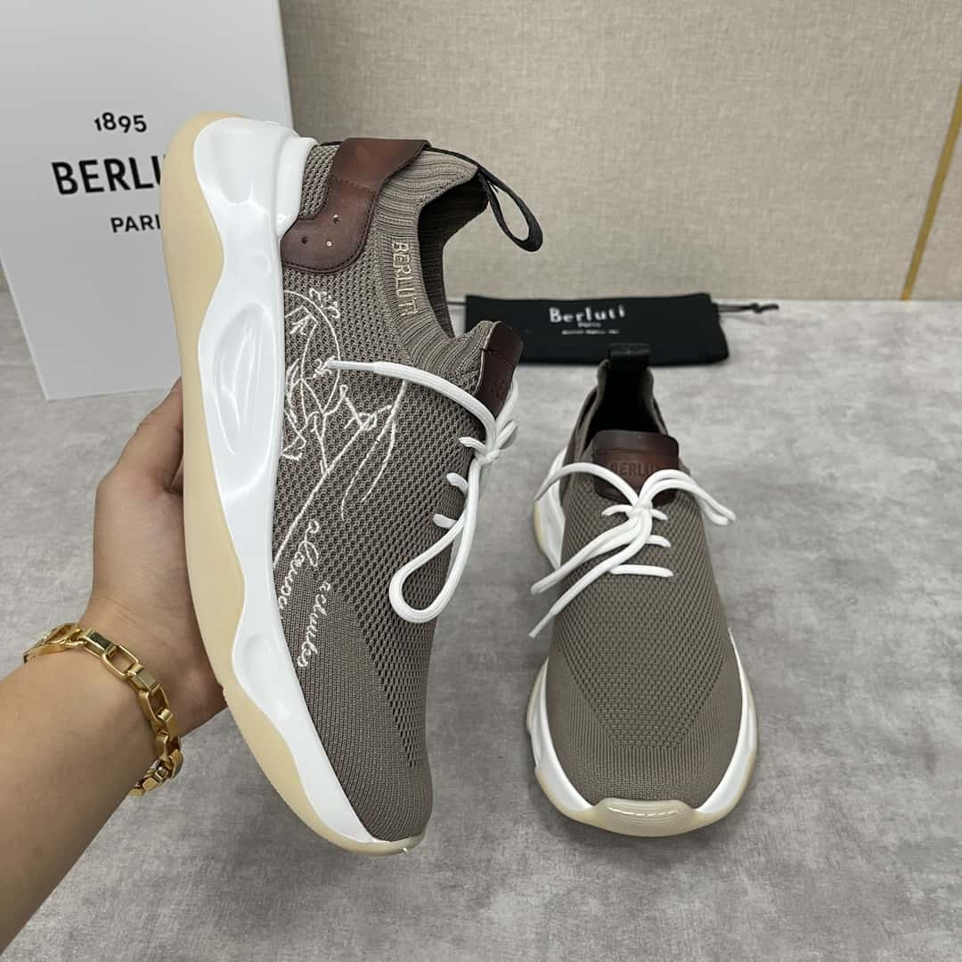 Berluti new Shadow flying women sneakers