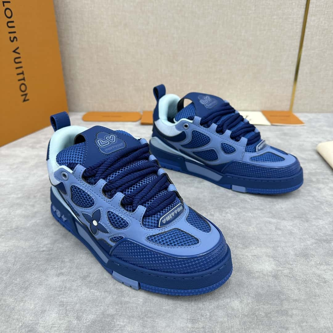 Louis Vuitton LV SKATE washed gradient sports shoes series 1ACQML new LV SKATE sports shoes of the season