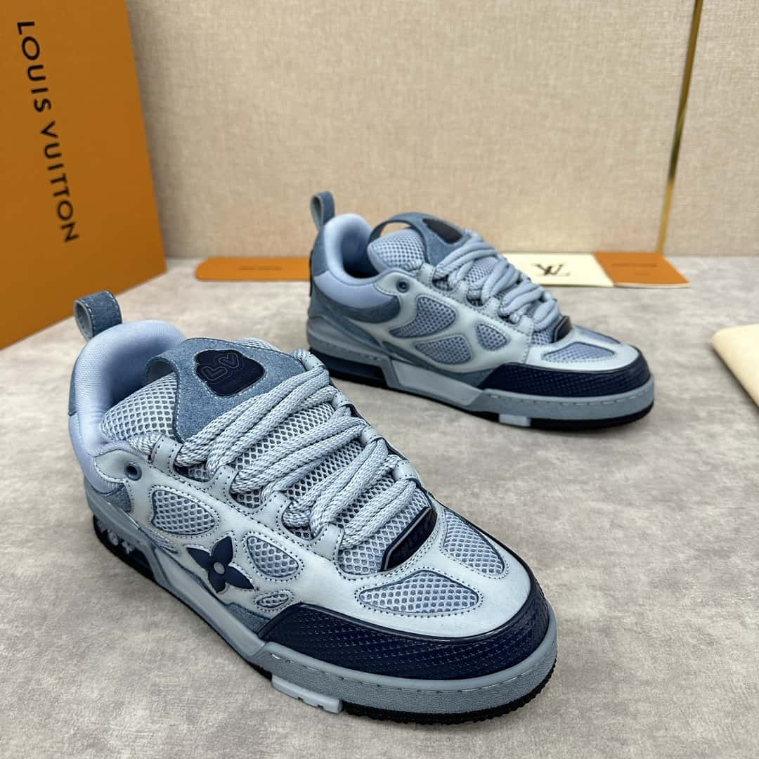 Louis Vuitton LV SKATE washed gradient sports shoes series 1ACQML new LV SKATE sports shoes of the season